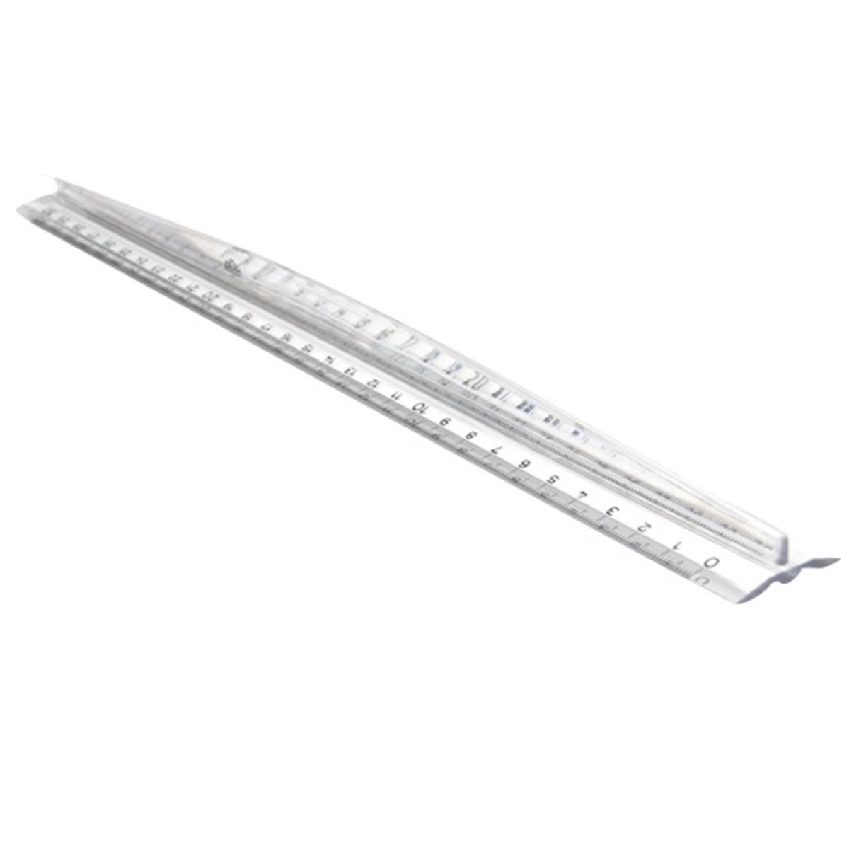 Hatas Cetvel 30 cm TriblDesimetre Şeffaf 0250