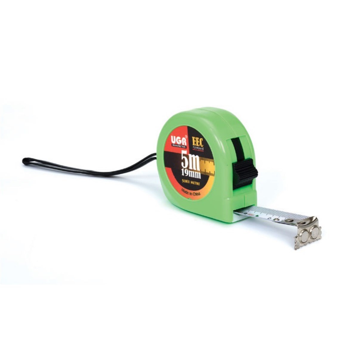 UGR Stoplu Çelik Şerit Metre 5m x 19mm