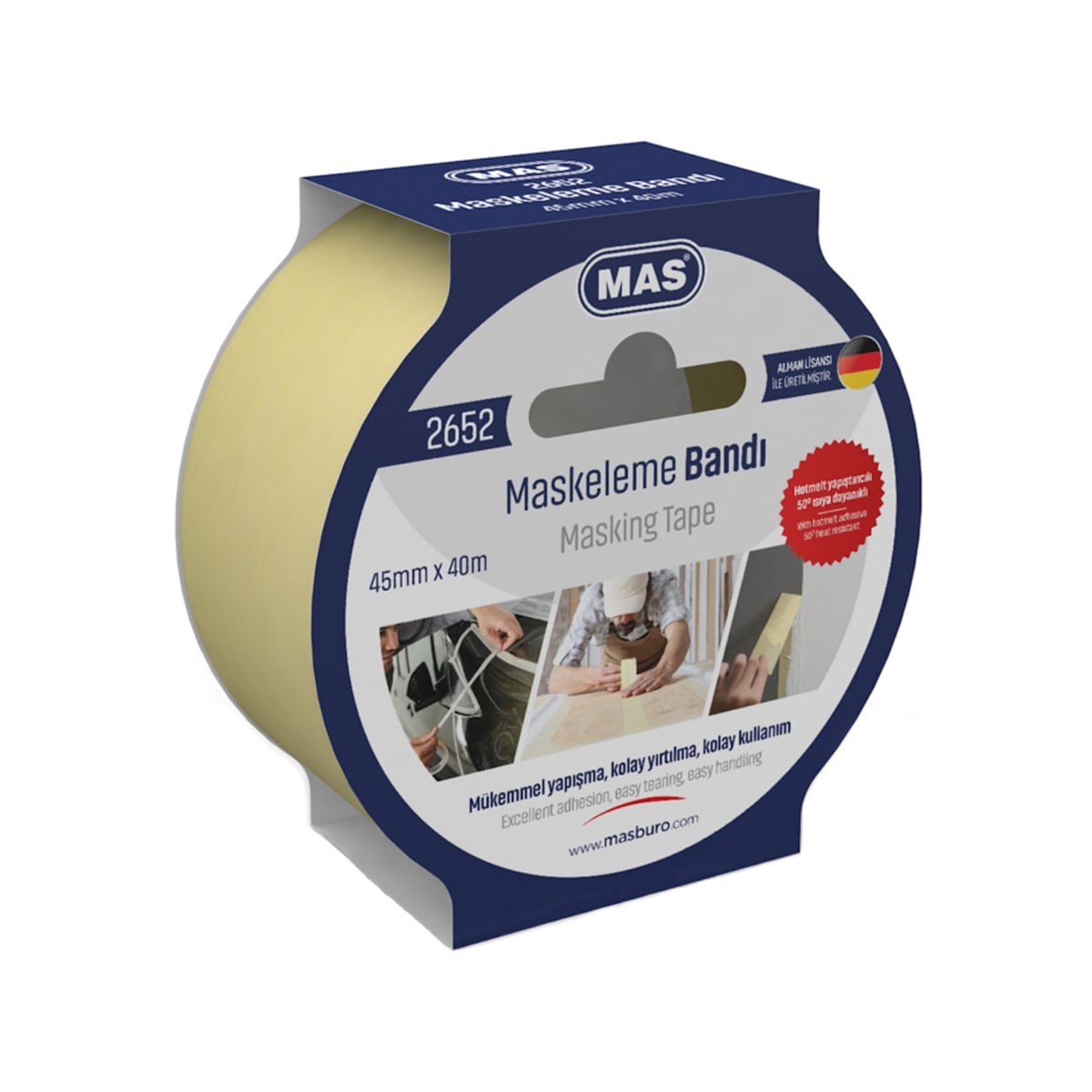 Mas Maskeleme Bandı 45mm x 40 m 2652