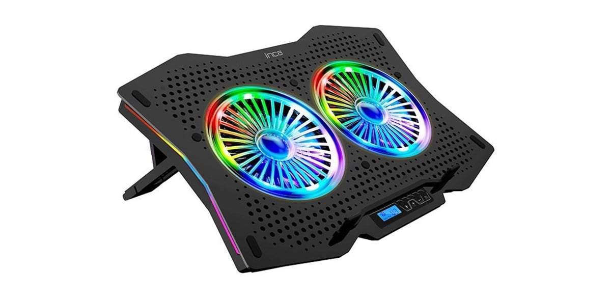 Inca Led Kontrol Panelli Laptop Soğutucu INC-607 GMS