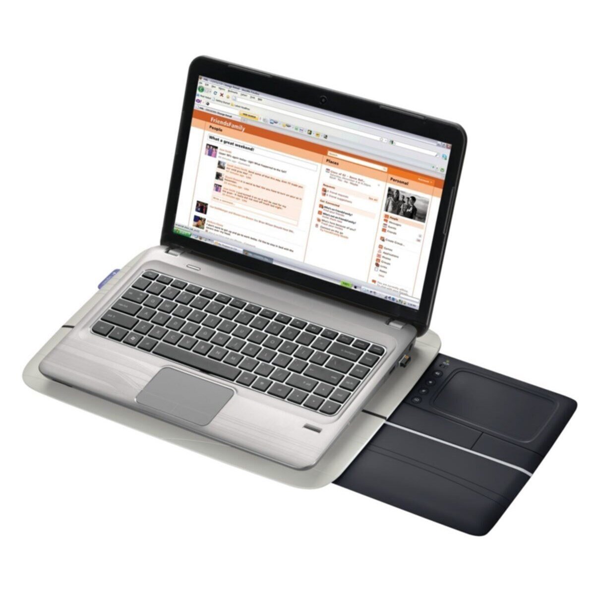 Logitech Touch Lapdesk N600 Kablosuz Touchpad Notebook Standı