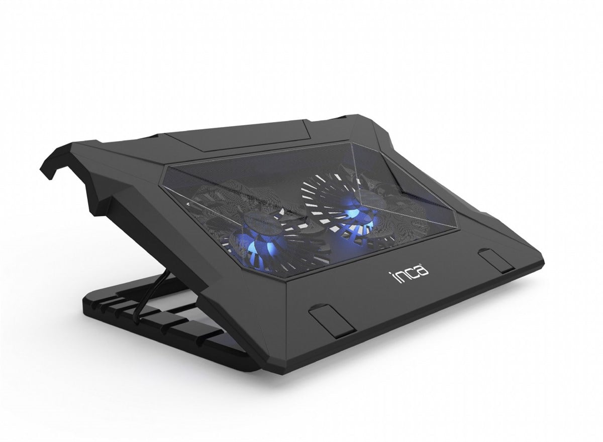Inca Çift Fanlı Laptop Soğutucu Siyah INC-321RX