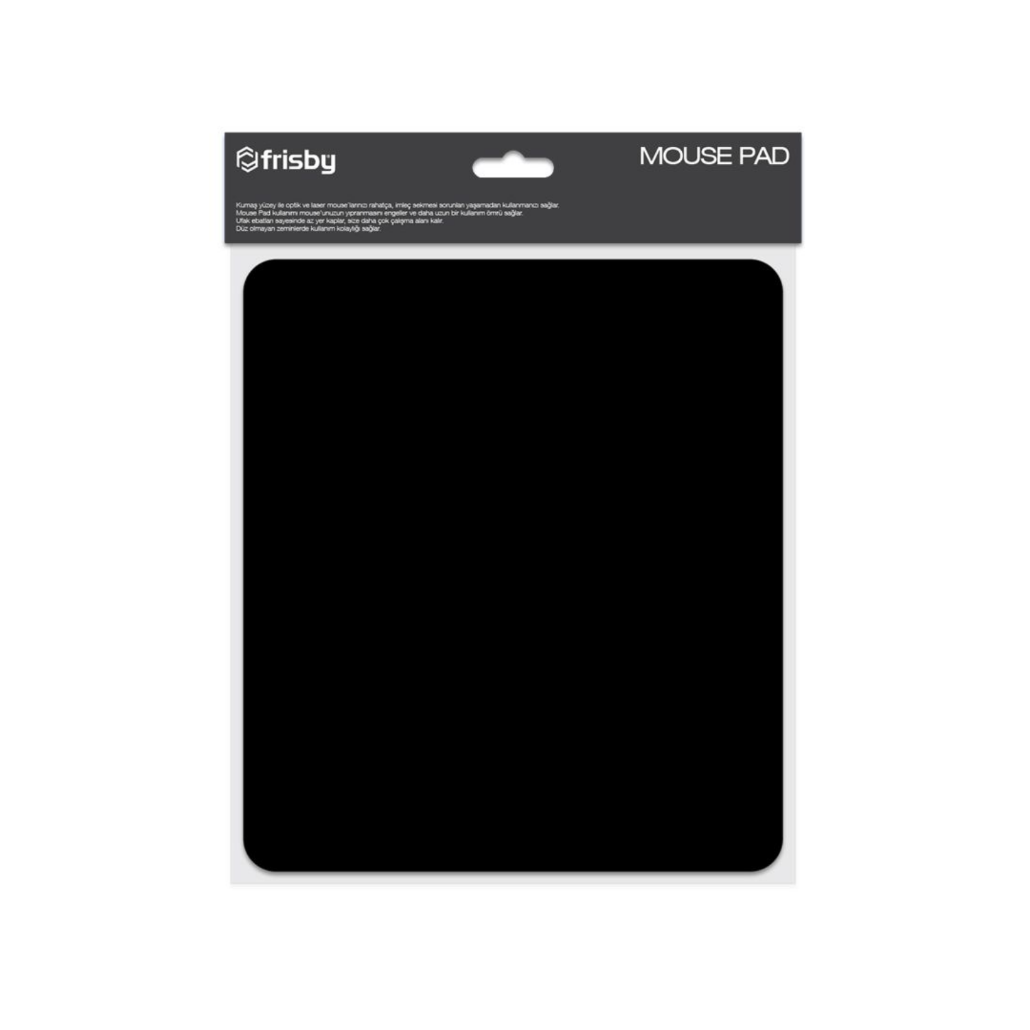 Frisby Mouse Pad Siyah 220x250x5mm FMP-760-S