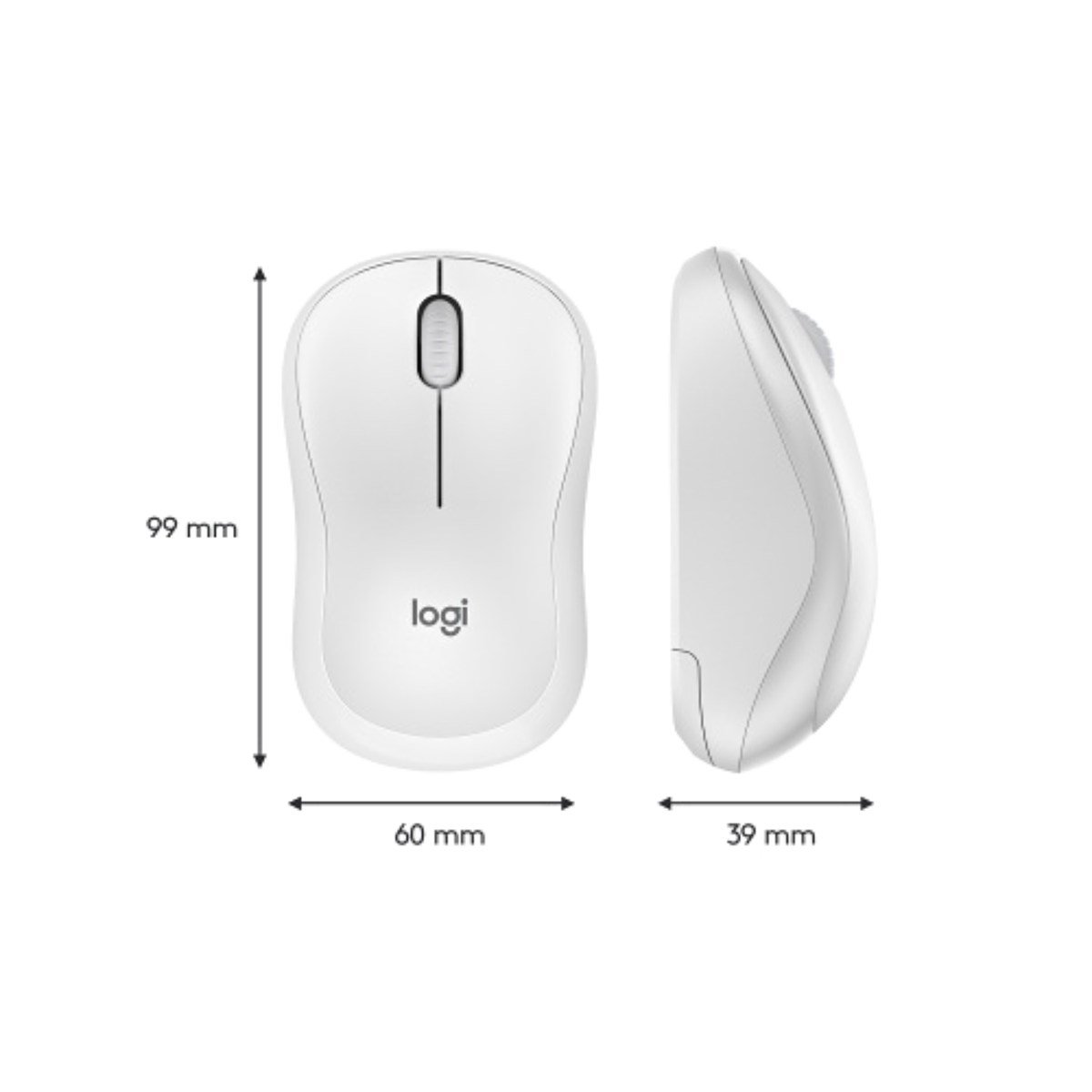 Logitech Mouse M221 Beyaz Kablosuz LG 910-006511