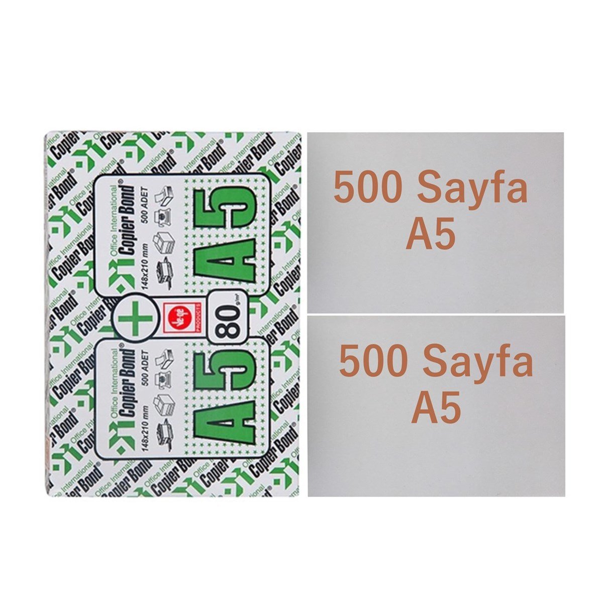 Copier bond A5 fotokopi kağıdı 80gr (500'lük pk)