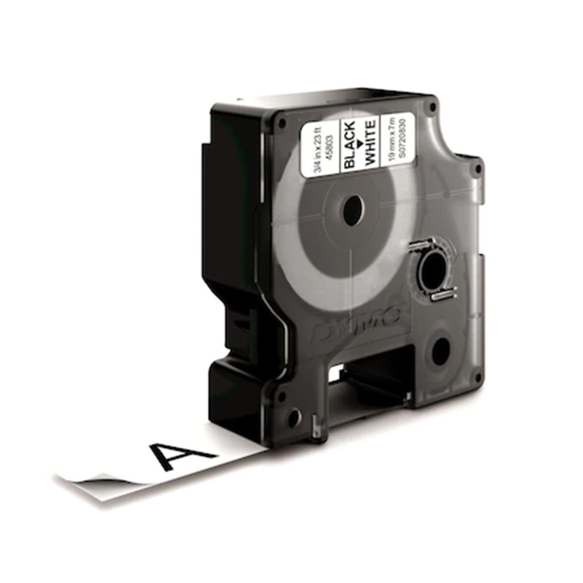 Dymo d1 etiket 720830 (d-45803)19x7 beyaz/siyah