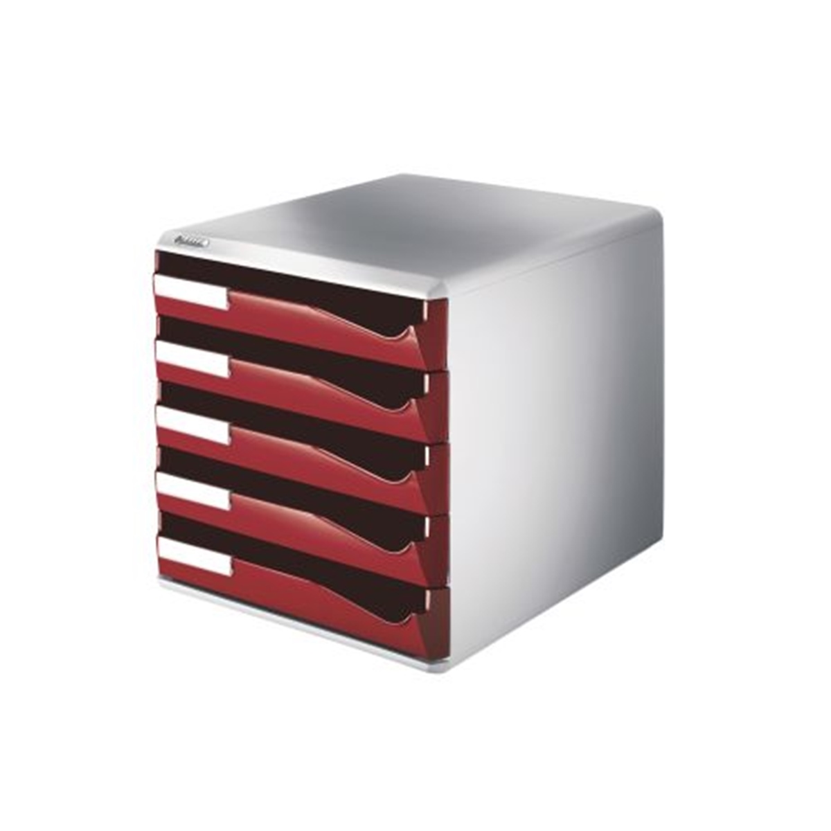 Leitz l-5280 evrak rafı 5 çekmeceli gri