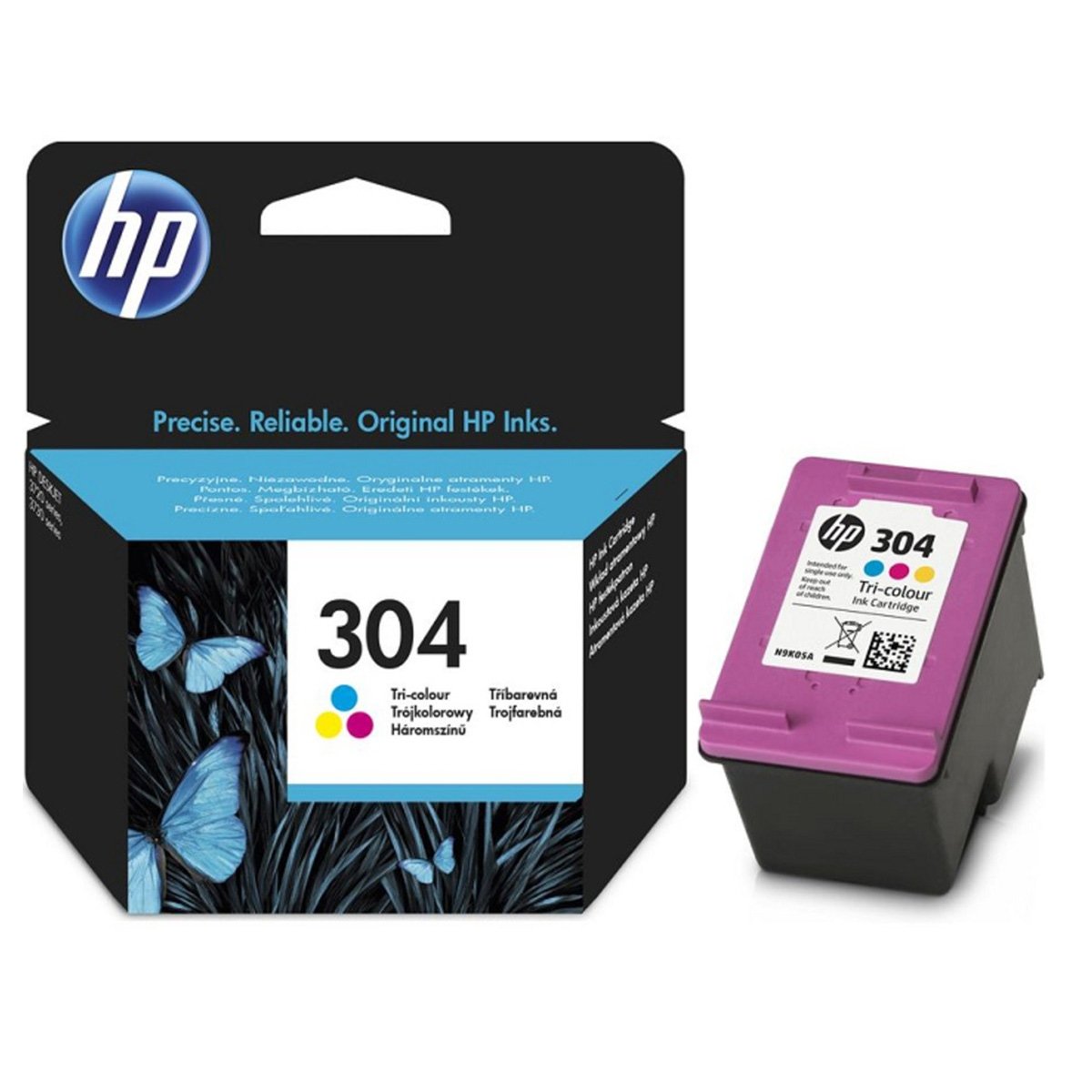 Hp n9k05ae üç renkli mürekkep kartuş (304)