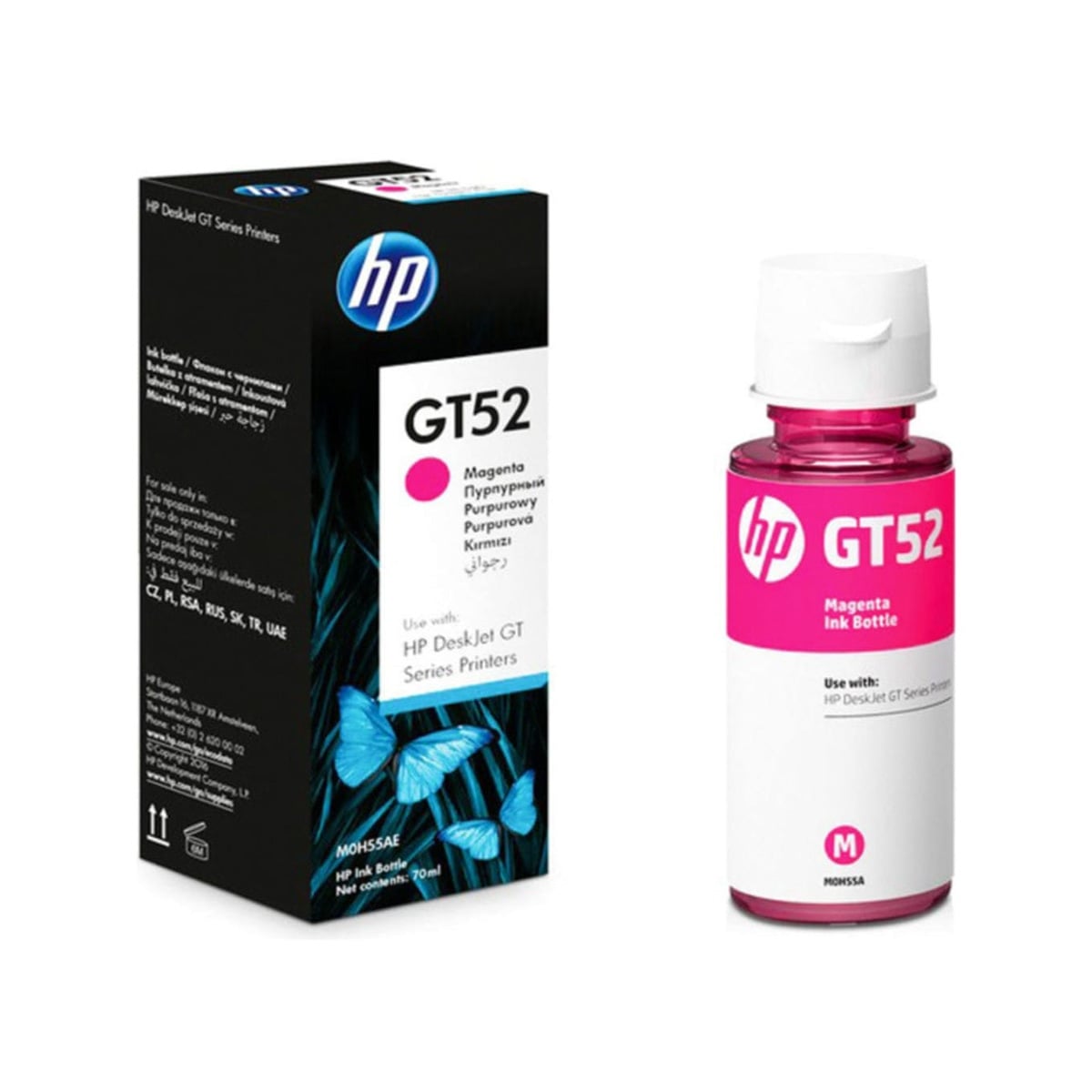 Hp m0h55ae kartuş kırmızı gt52 original ınk bottle