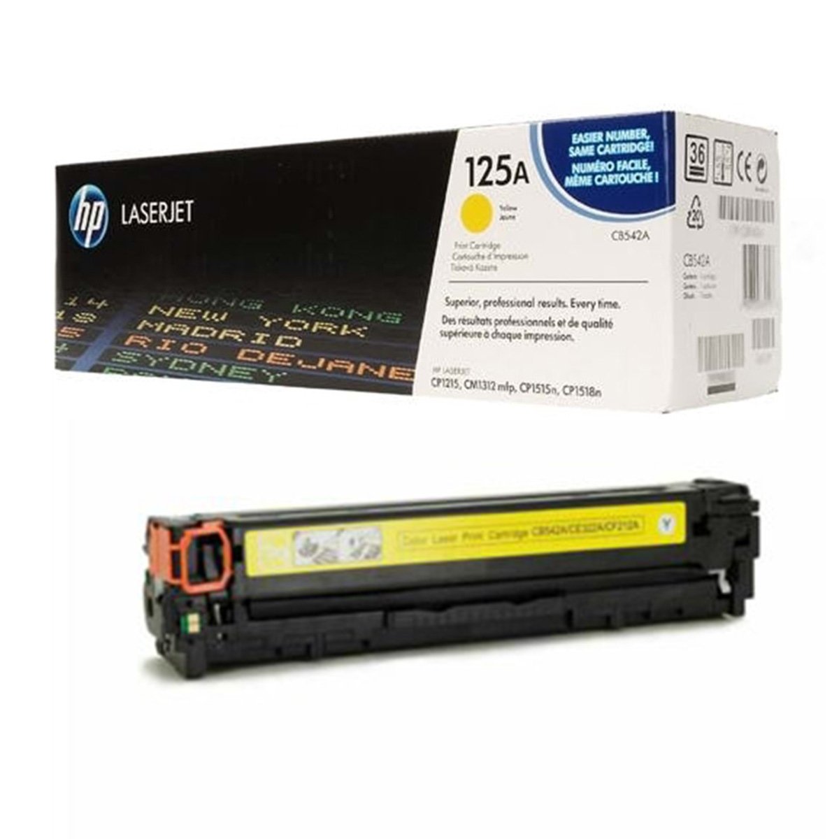 Hp cb542a toner sarı cp1215/1515/1312 (125a)