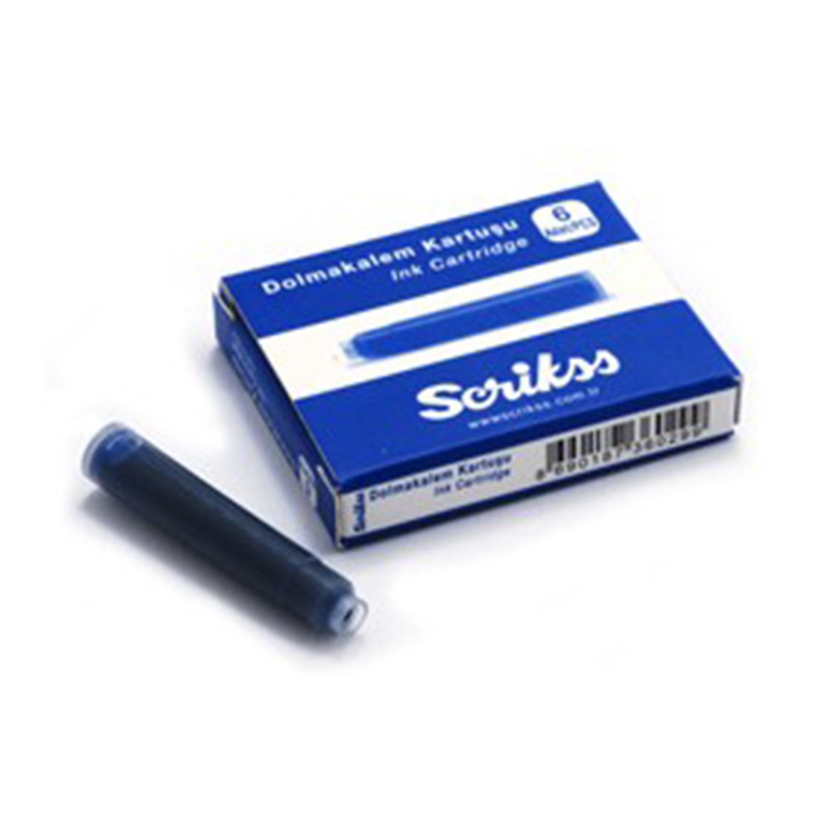 Scrikss Dolmakalem Kartuş 6 Lı Lacivert