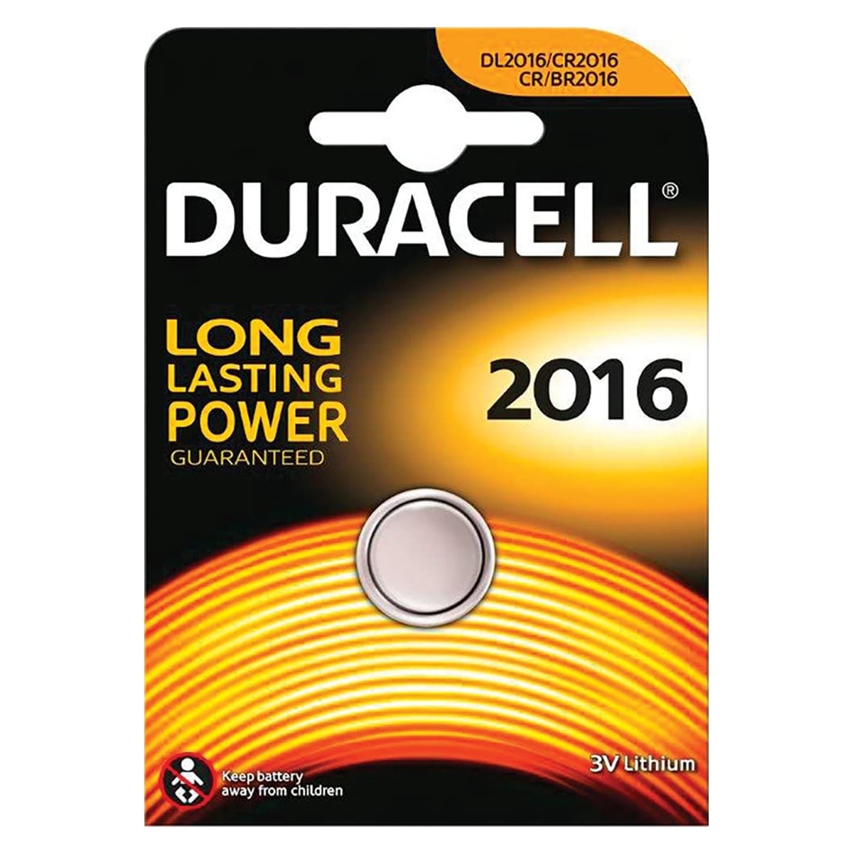 Duracell Cr-2016 Lithium Pil 3 Volt