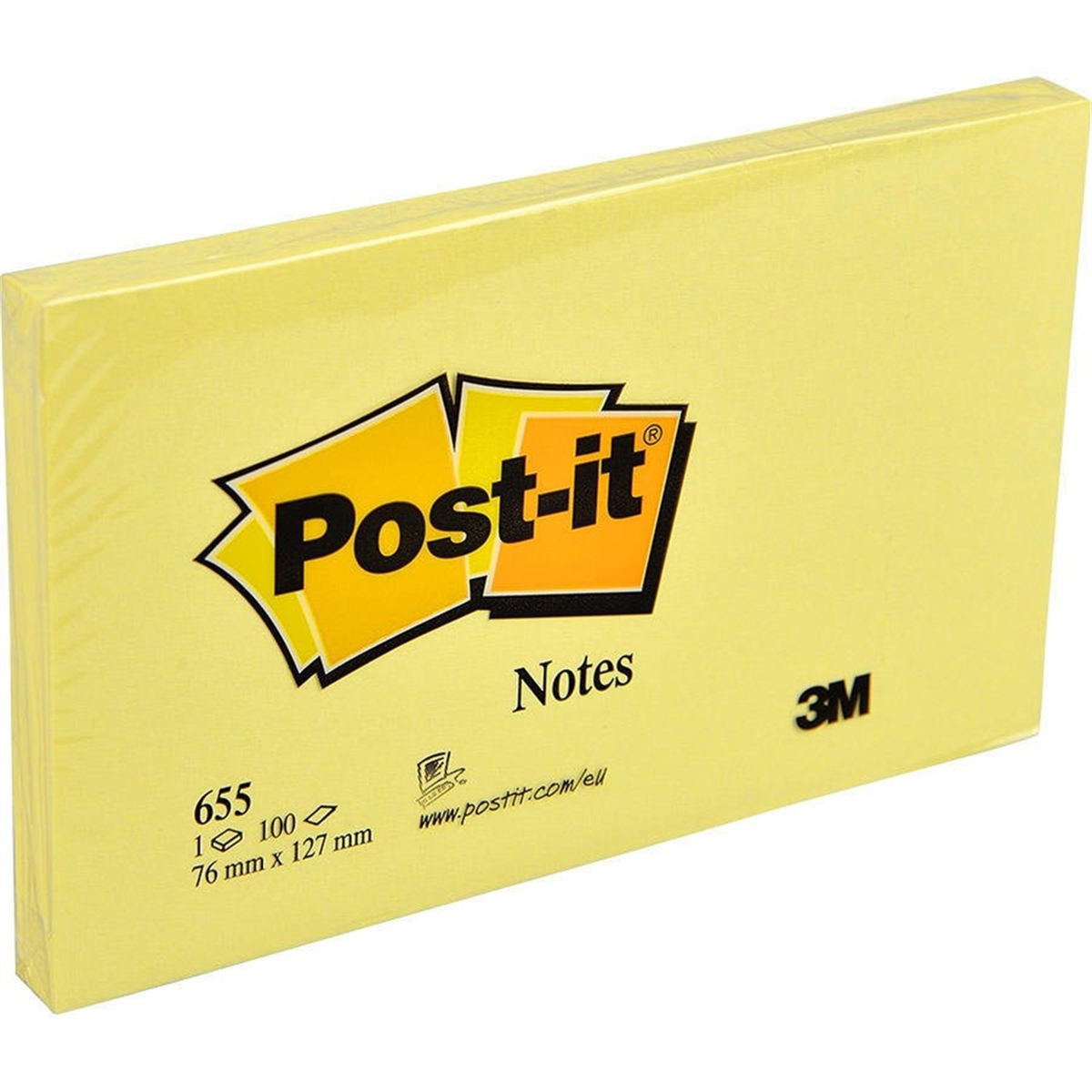 3m Post-it 655 sarı 76x127