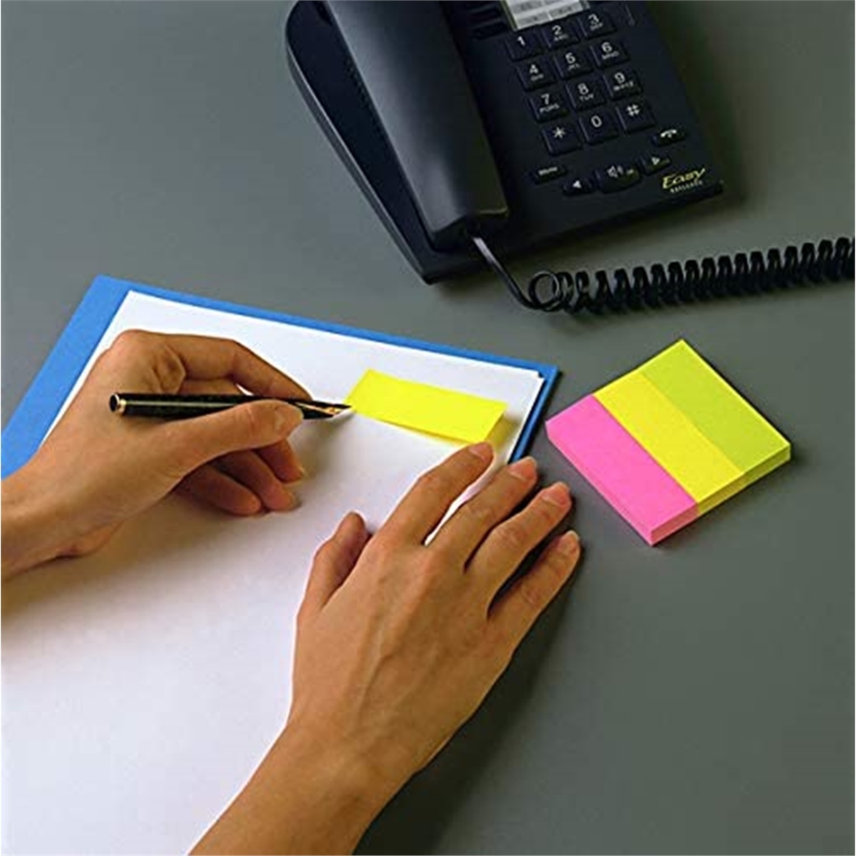 3m Post-it 671/3 üç renkli 25x76mm işaret bantı