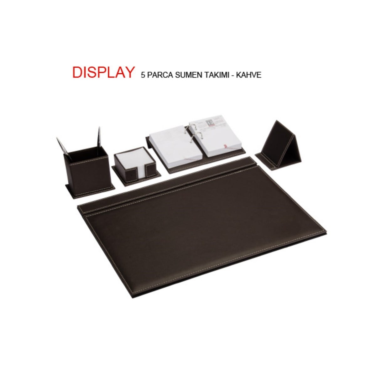 Gıpta Sümen Takımı 5 Parça Kahverengi Display 7100