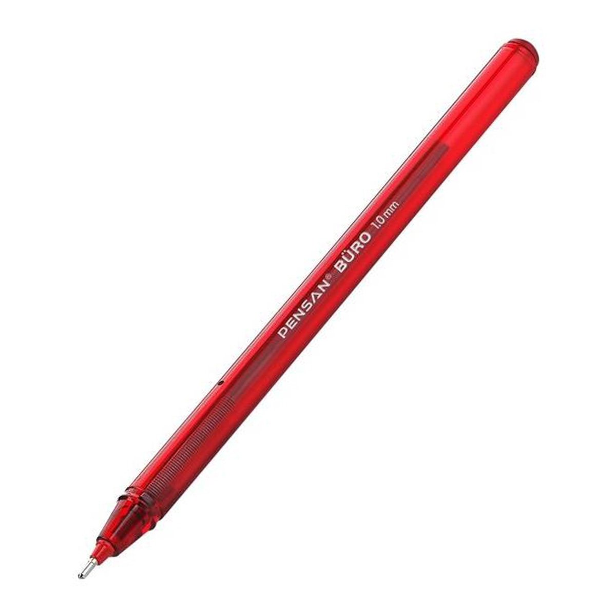 Pensan 2270 büro kırmızı tükenmez 1,0 mm