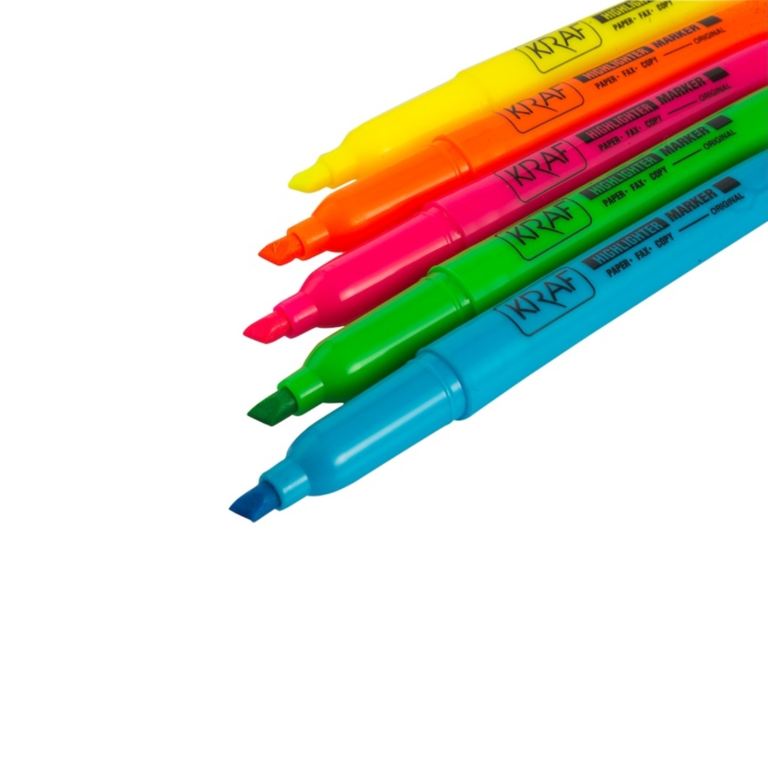 Kraf Kalem Tipi Fosforlu Kalem 5 Renk Set 340