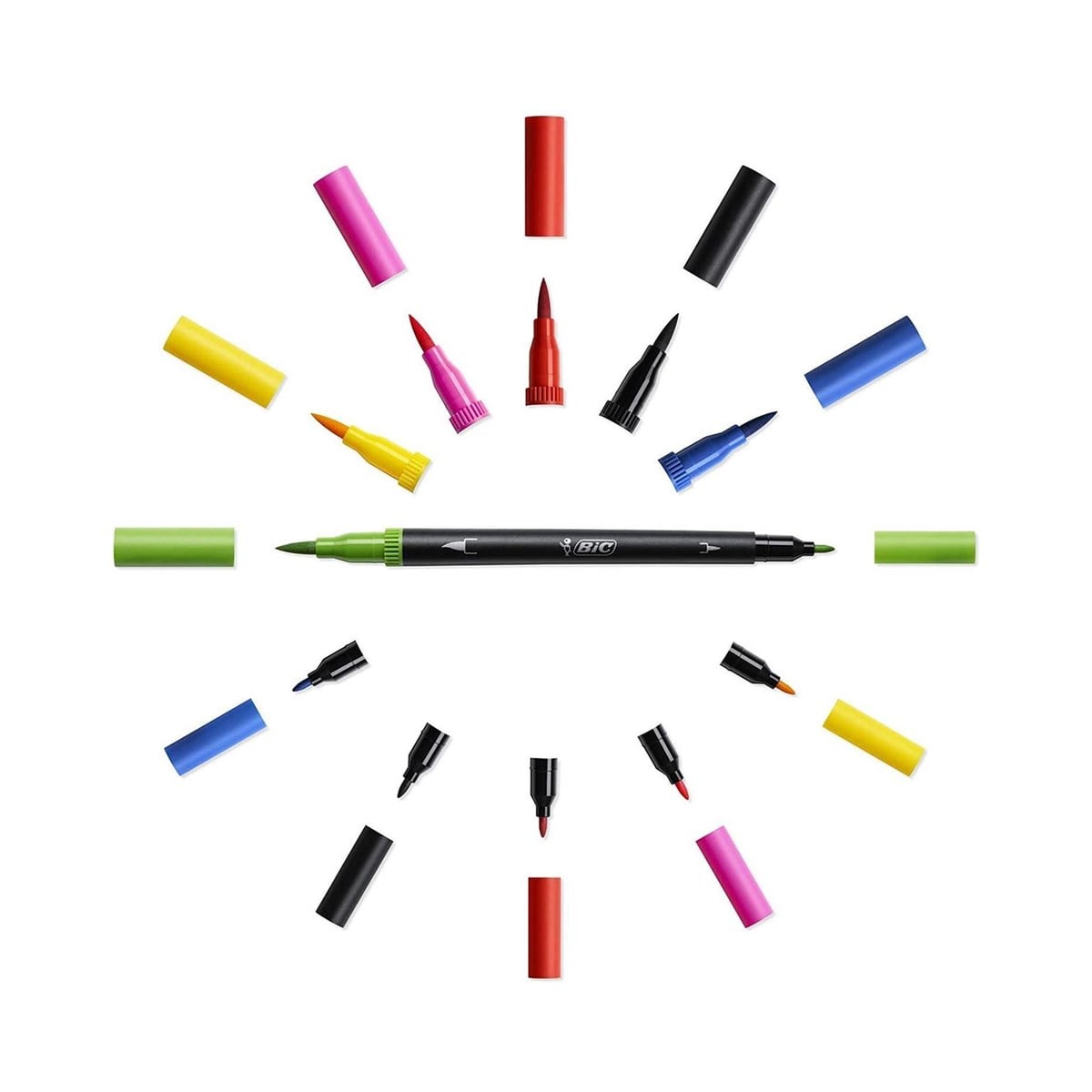 Bic Keçeli Kalem 12 Renk İntensity Çift Uç 989695