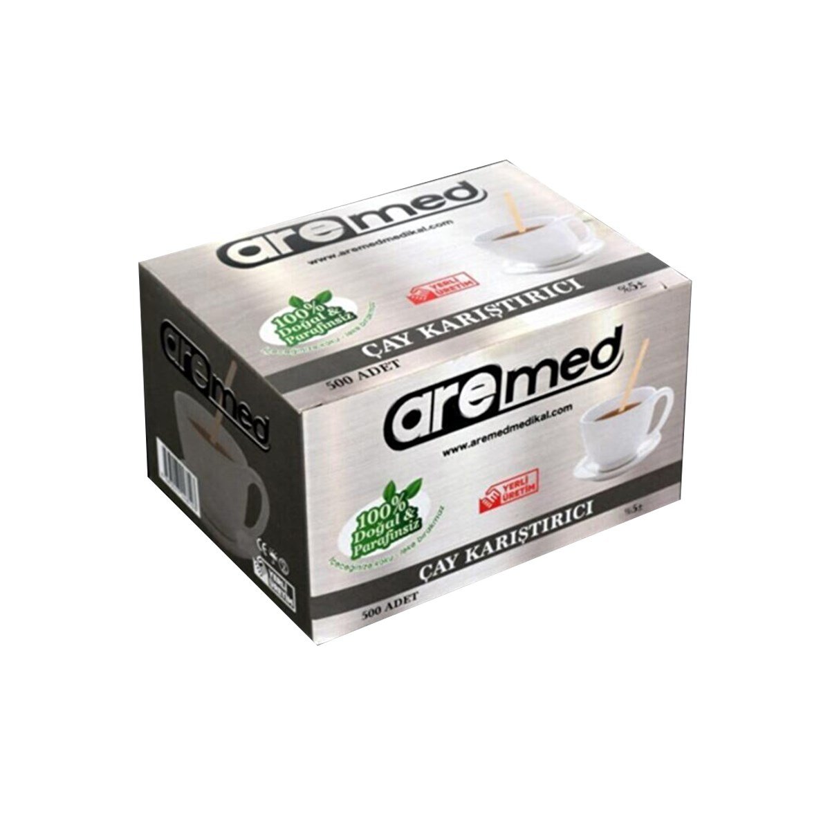 Aremed Tahta Karıştırıcı - Çay Kahve Karıştırma Çubuğu 500'lü