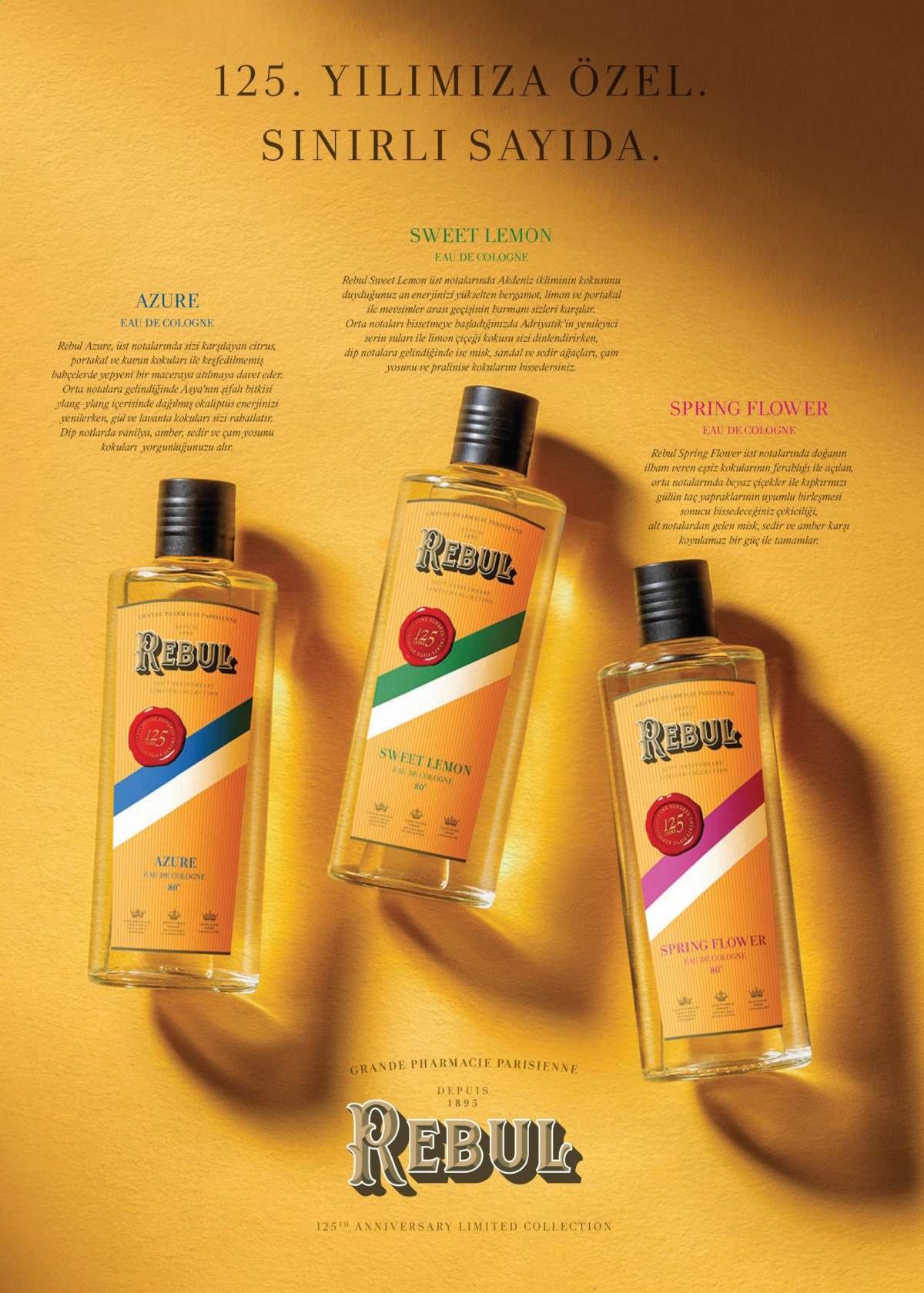 Rebul Sweet Lemon Kolonya 270ML