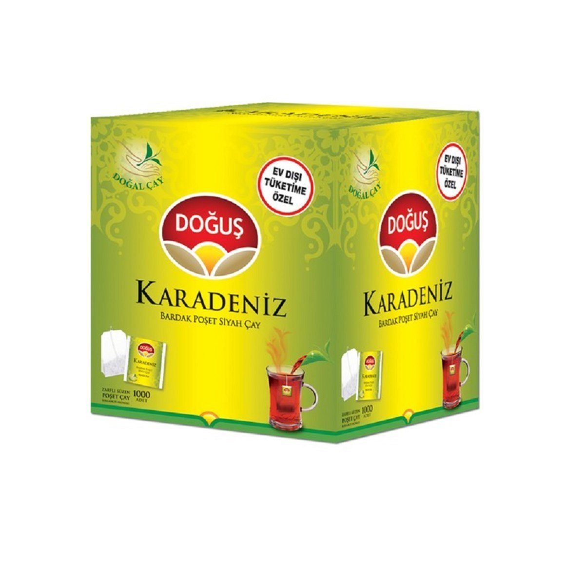 Doğuş Karadeniz Siyah Süzen Bardak Poşet Çay 1000 x 2 G