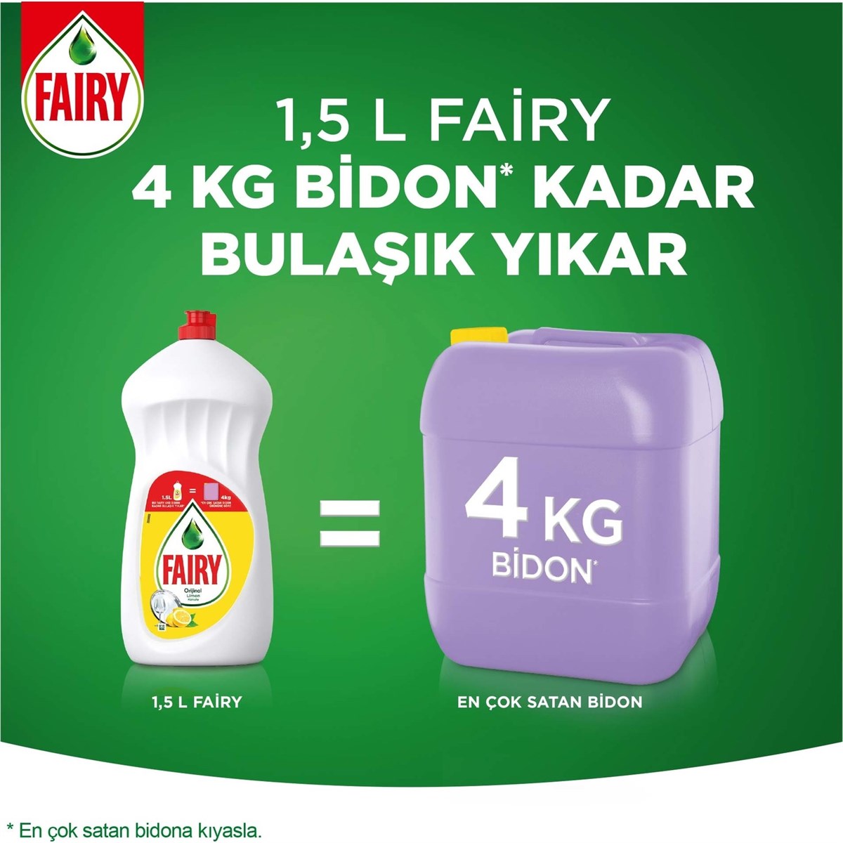 Fairy Elde Yıkama Sıvı Bulaşık Deterjanı Limon Kokulu 650 ml