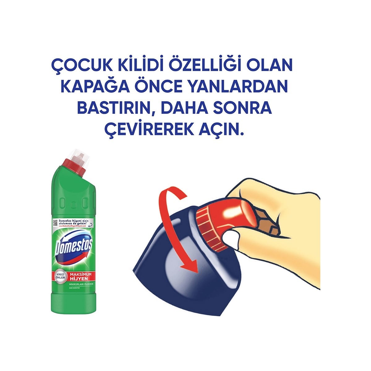 DOMESTOS ÇAMAŞIR SUYU 750ML.DAĞ ESİNTİSİ