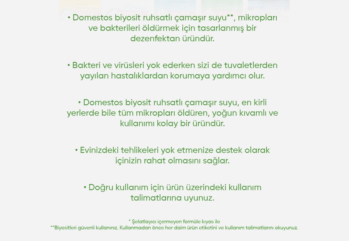 DOMESTOS ÇAMAŞIR SUYU 750ML.DAĞ ESİNTİSİ