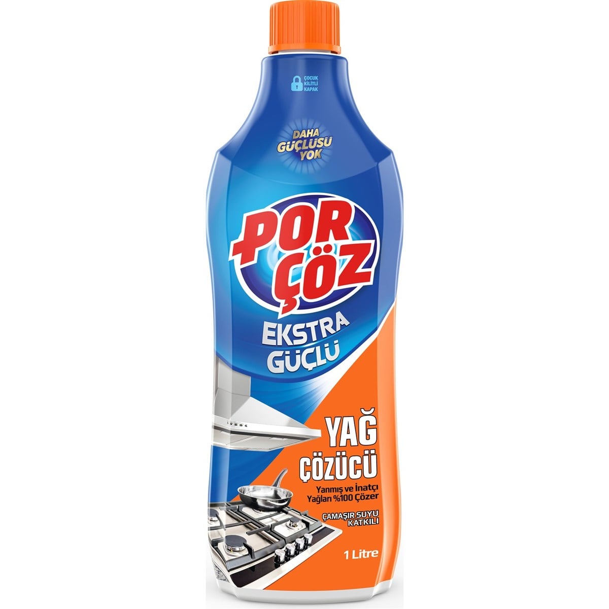 Porçöz Çamaşır Suyu Katkılı Yağ Çözücü 1 lt