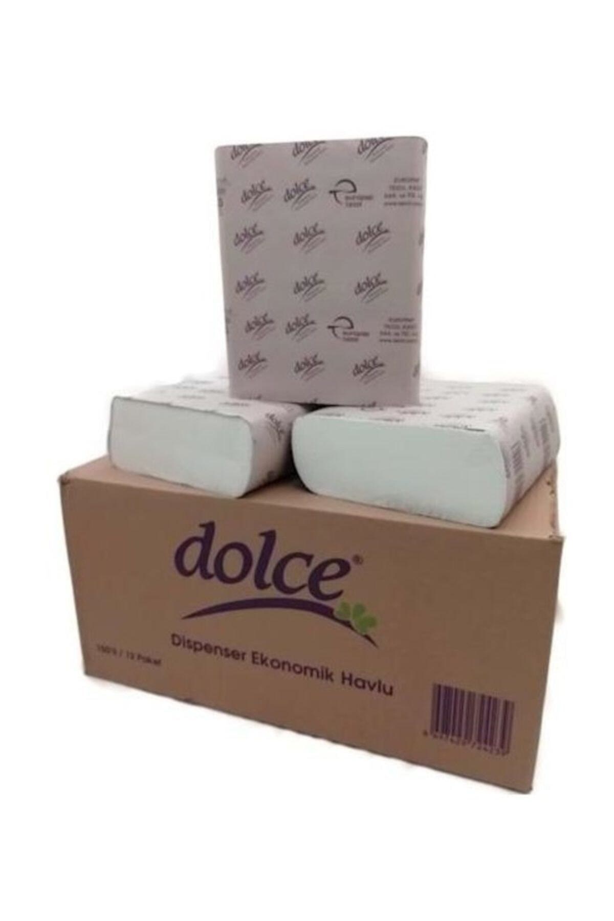 Dolce Dispenser Kağıt Z Katlama Havlu Peçete 12 x 200 Adet