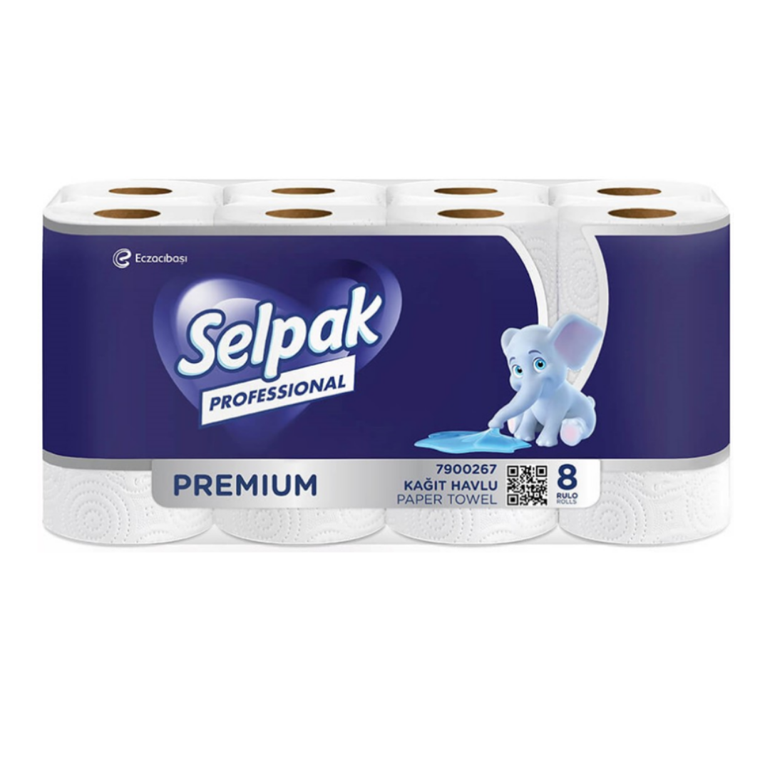 Selpak Professional Premium Rulo Kağıt Havlu 8 Lİ Paket 7900267