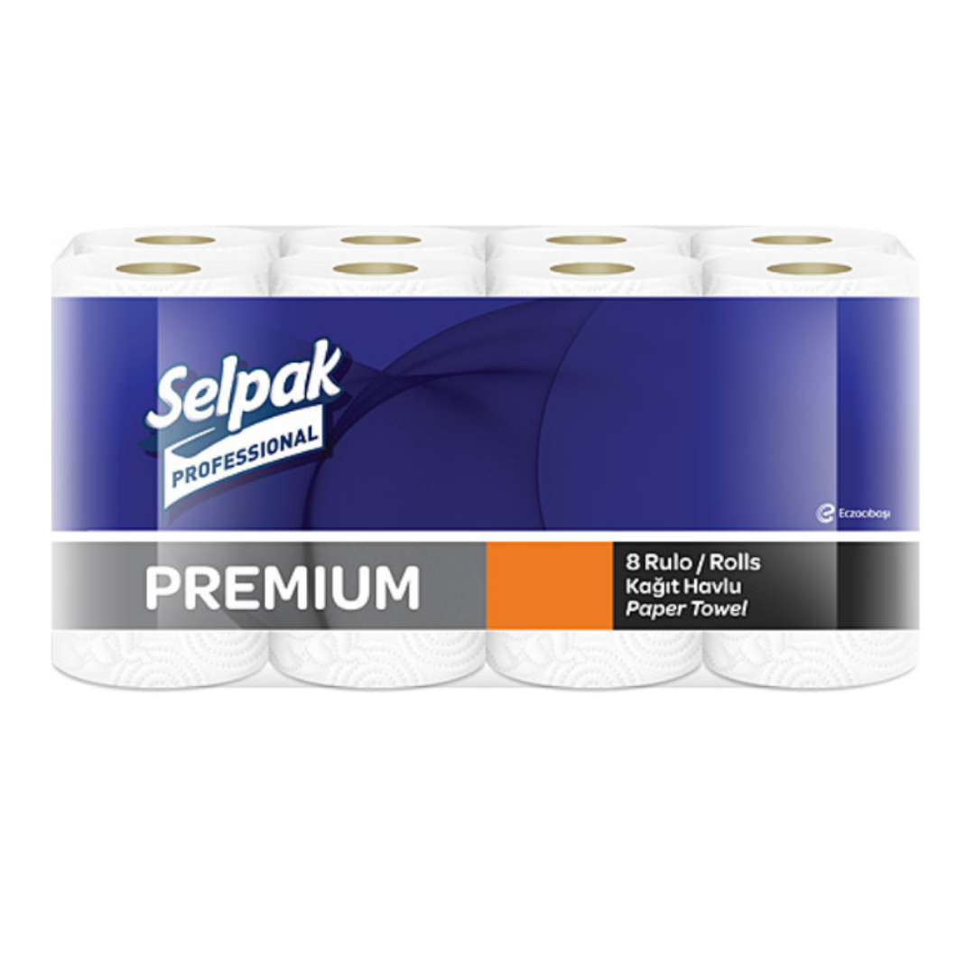 Selpak Professional Premium Rulo Kağıt Havlu 8 Lİ Paket 7900267
