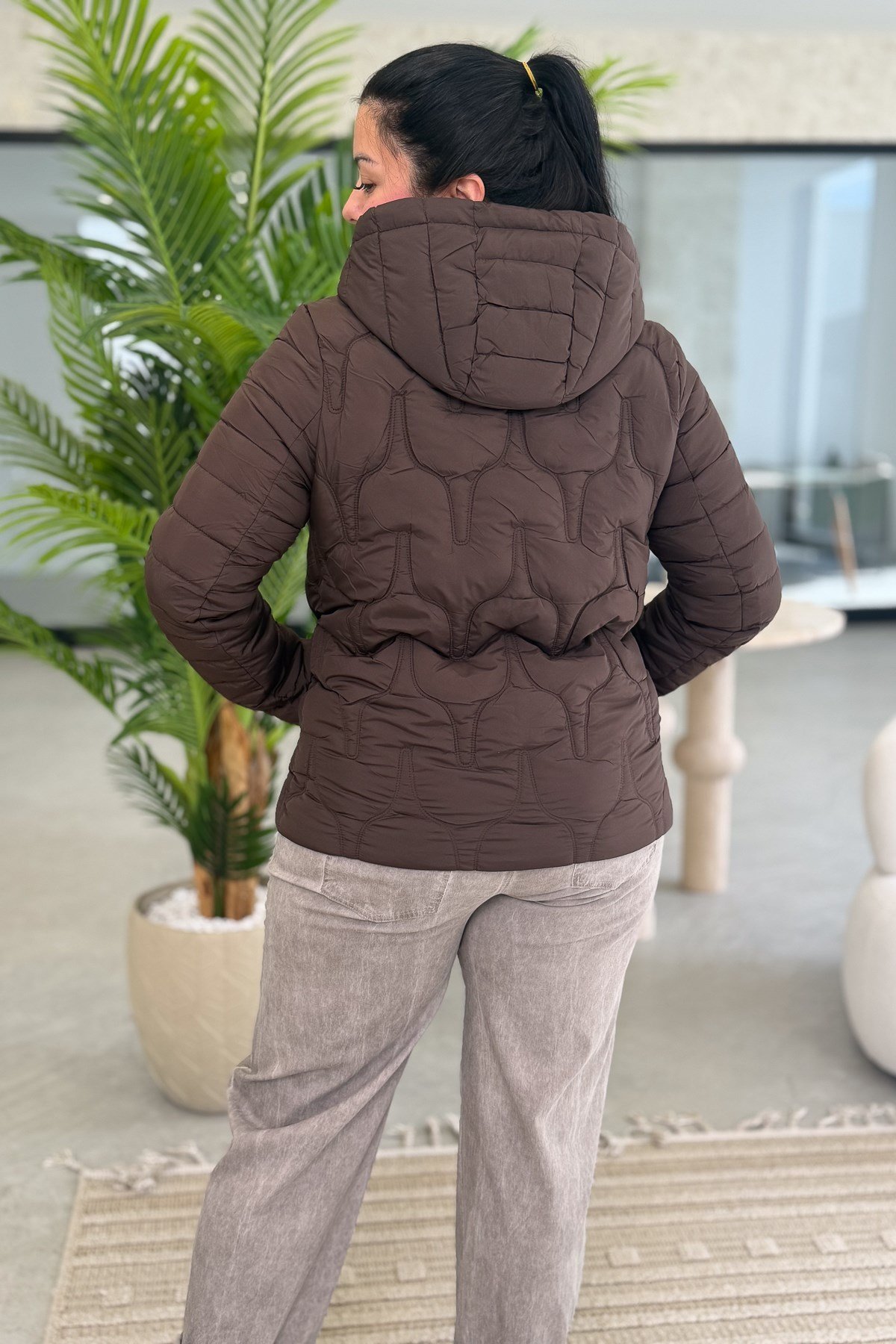 Çift Taraflı Kullanılan Anorak Mont Acı Kahve RenkMONT & KABAN