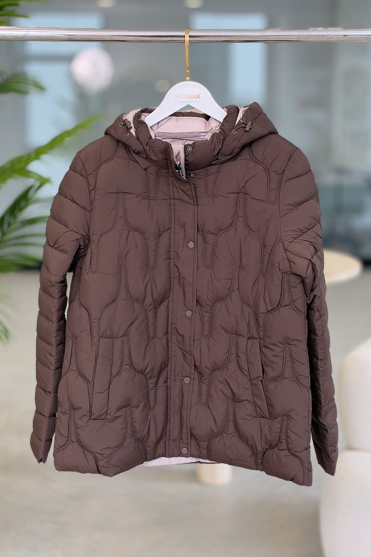 Çift Taraflı Kullanılan Anorak Mont Acı Kahve RenkMONT & KABAN