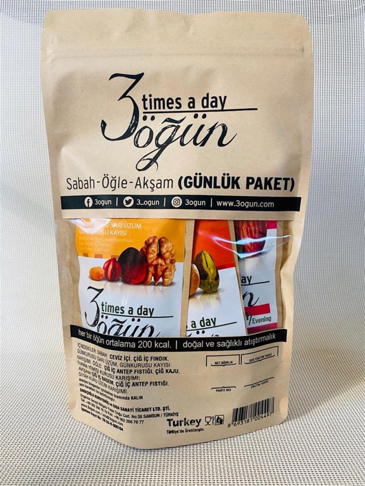 3 Öğün - Günlük Paket (120gr)