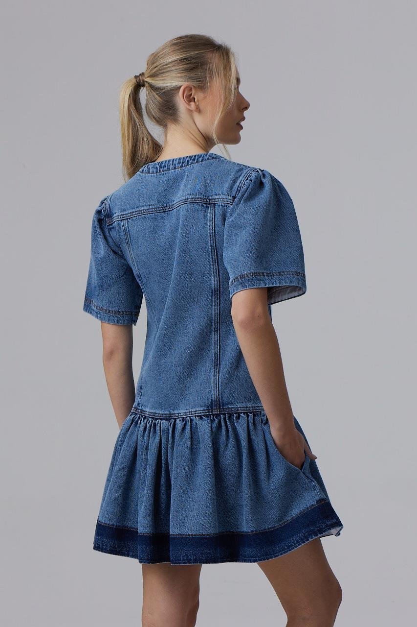 Denim Elbise