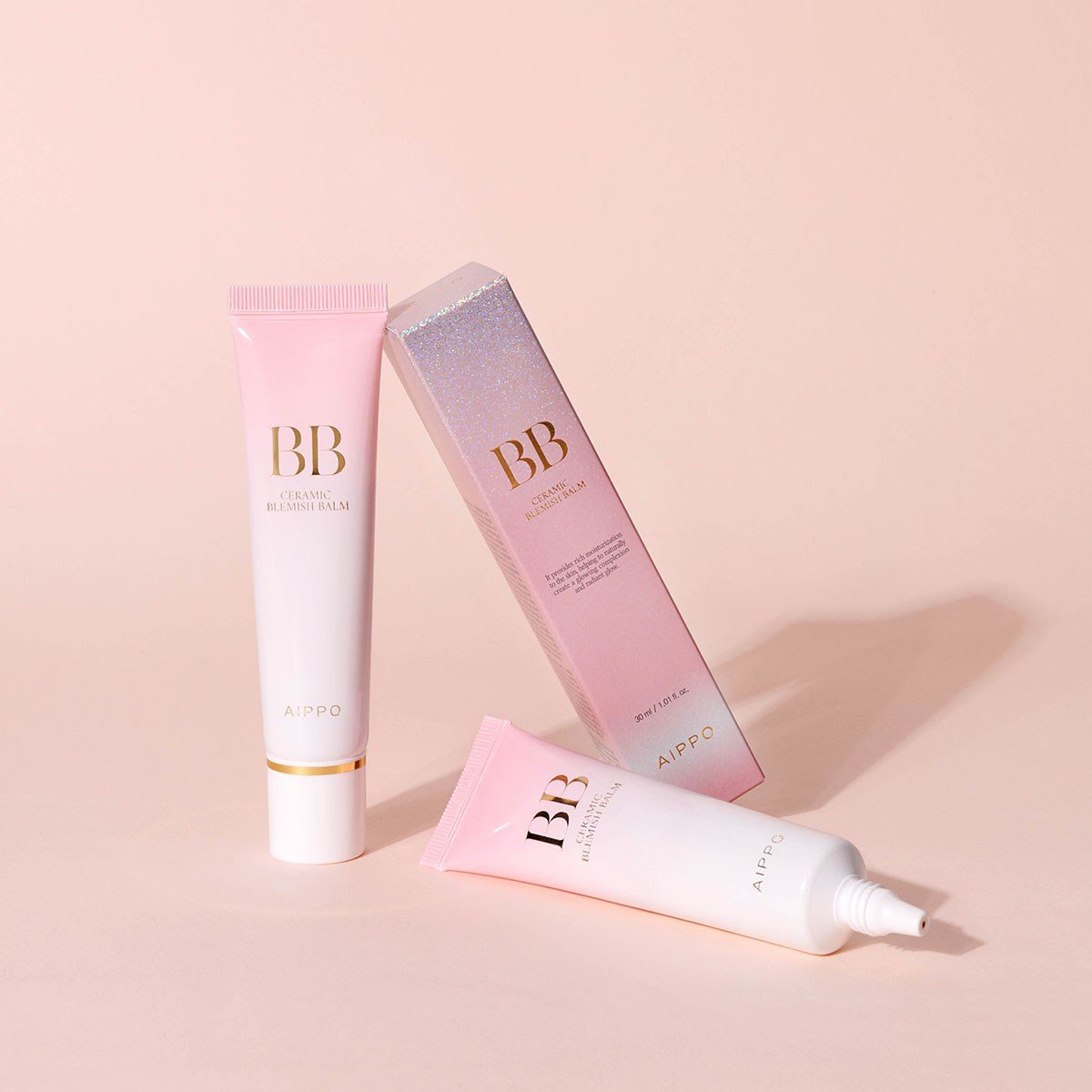 AIPPO Parlak Doğal Bitişli Nemlendirici BB Krem - Ceramic Blemish Balm 30 ML