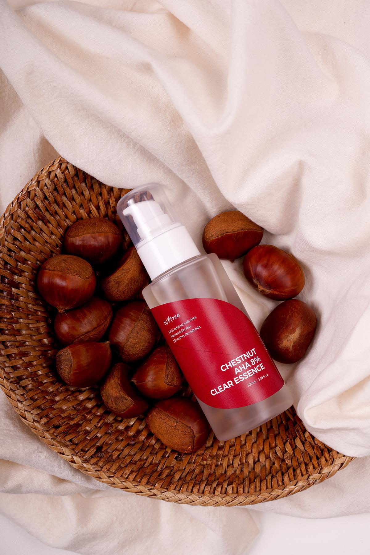 Chestnut AHA 8% Clear Essence 100 ML ( Glikolik ve Laktik Asit İçeren Cilt Pürüzsüzleştirici Peeling Serumu)