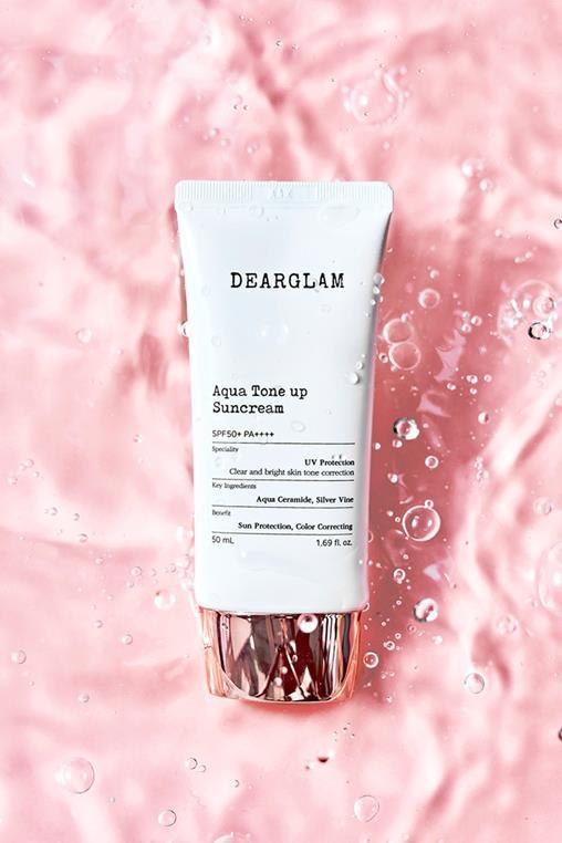 Dearglam -Ton Eşitleyici Güneş Kremi- Aqua Tone Up Sun Cream