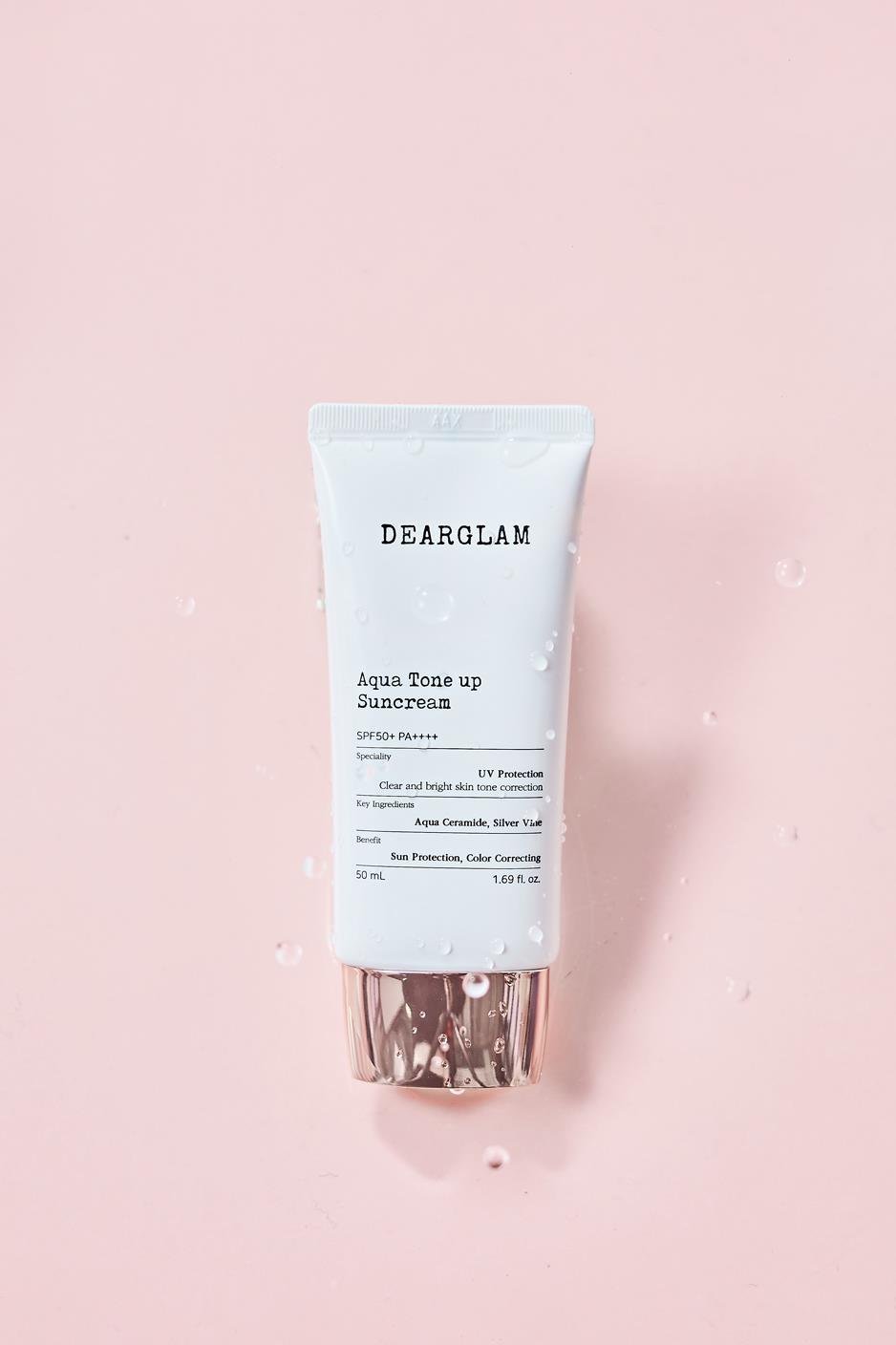 Dearglam -Ton Eşitleyici Güneş Kremi- Aqua Tone Up Sun Cream