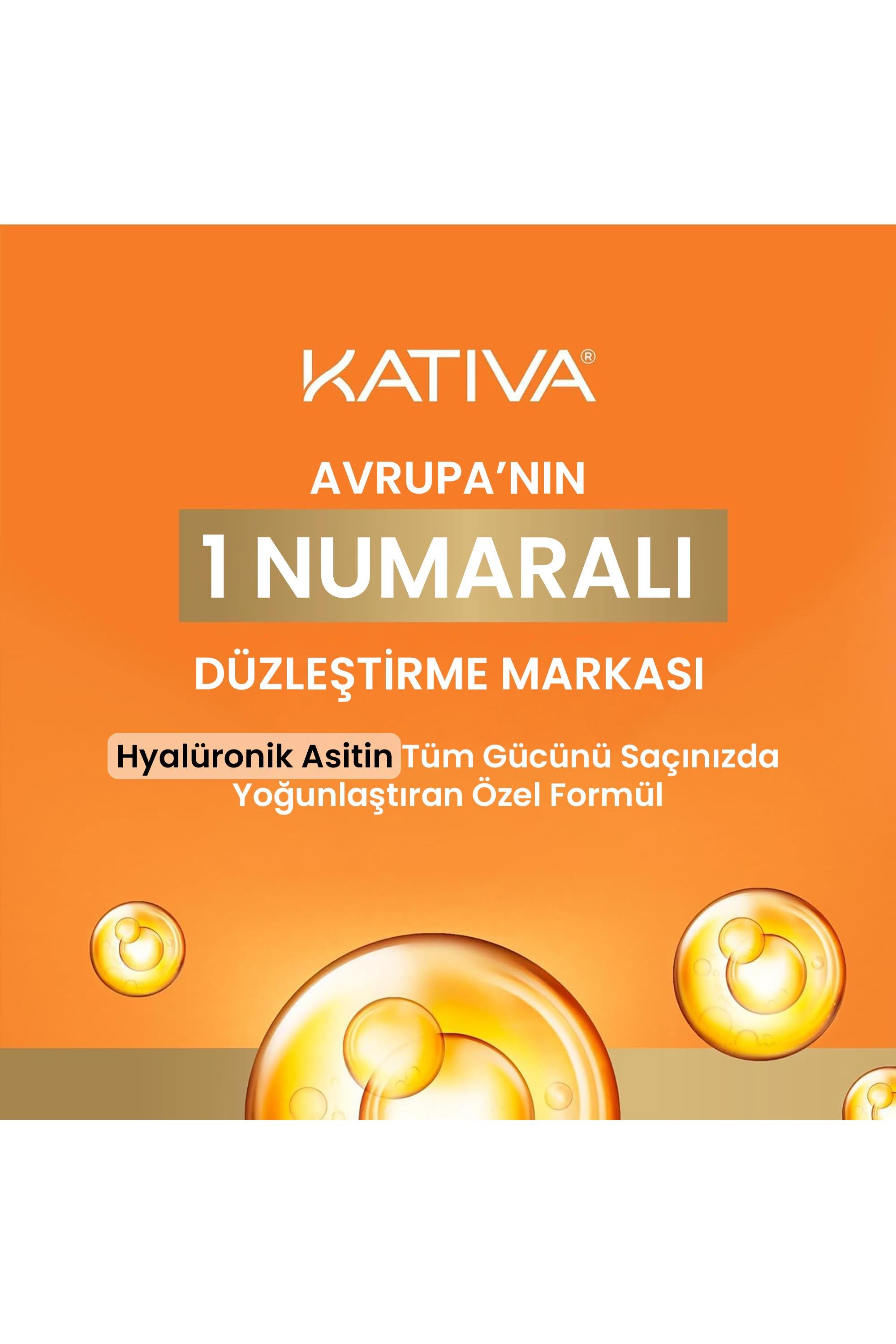 Kativa Brazilian Straightening Kit - Brezilya Keratin Doğal ve Vegan Saç Düzleştirme Seti