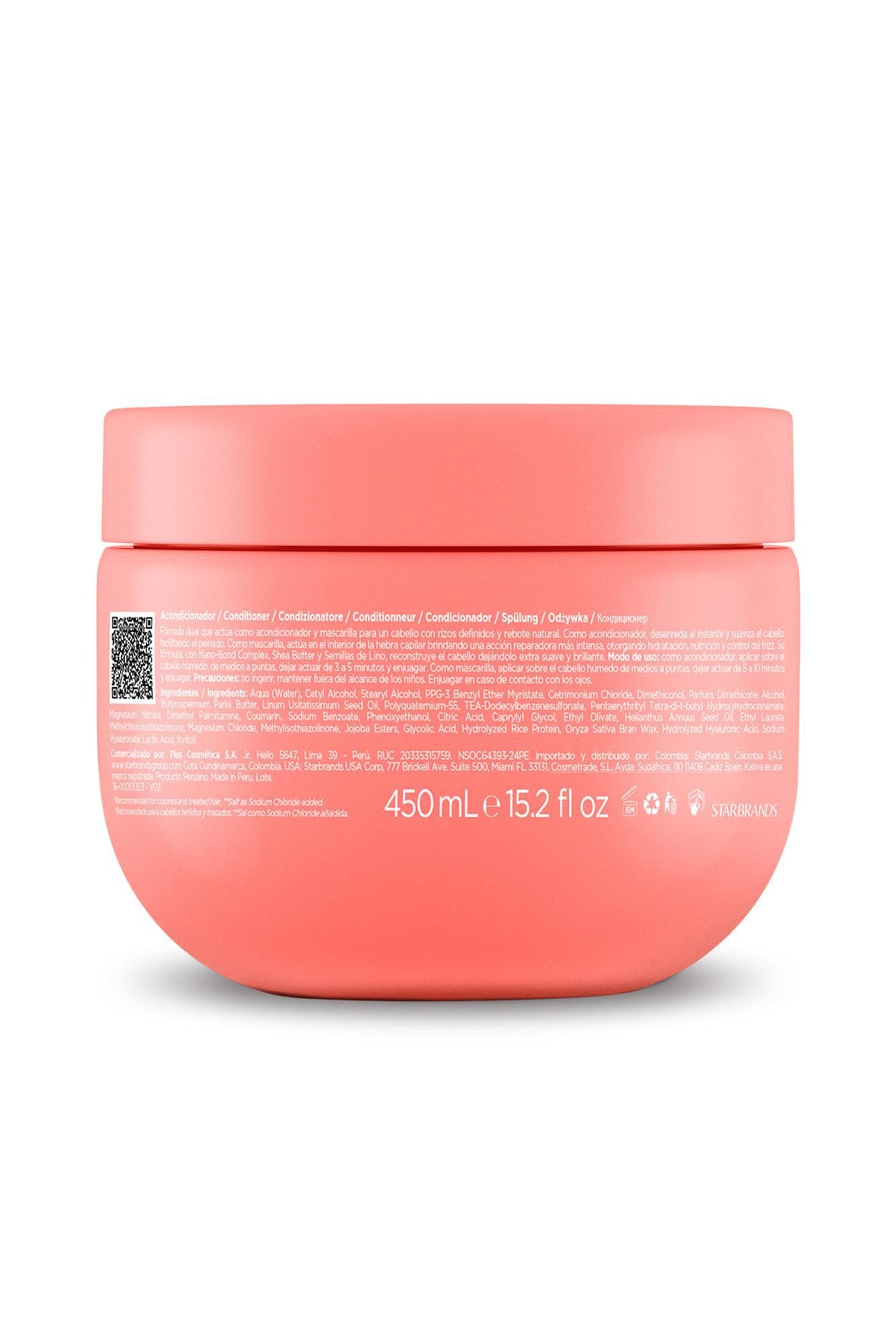 Kativa Curly Plex Bukle Belirginleştirici Saç Kremi ve Maske 450 mL
