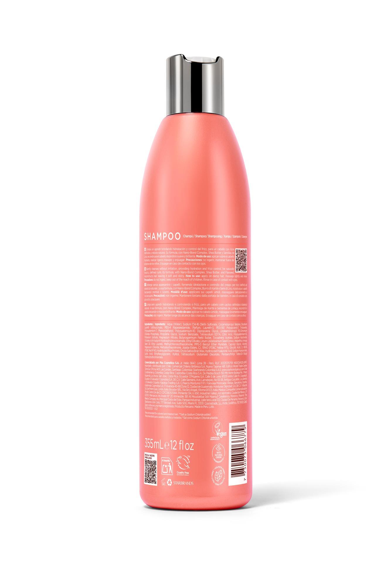 Kativa Curly Plex Bukle Belirginleştirme & Bağ Onarma Şampuanı 355 mL