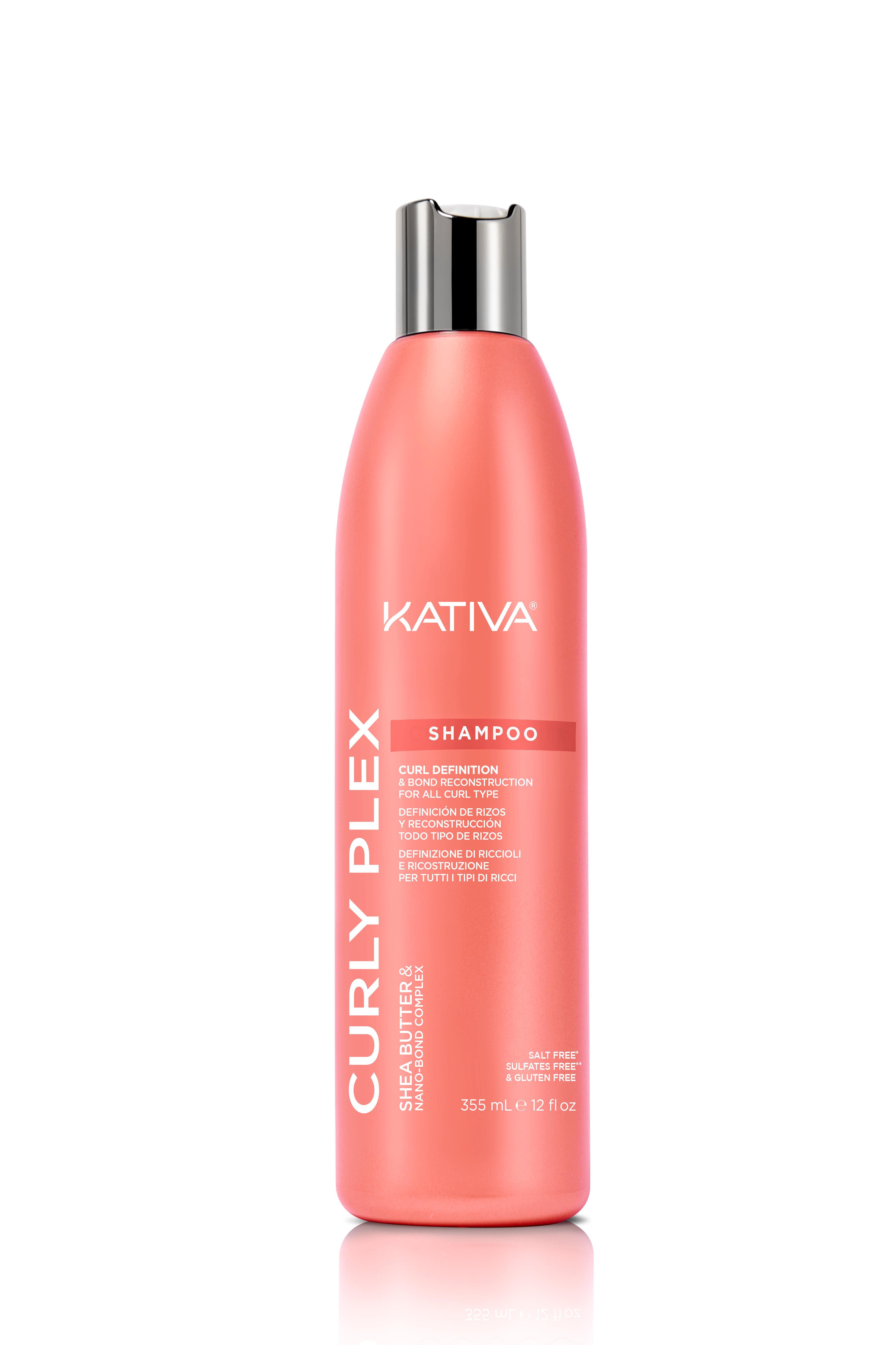 Kativa Curly Plex Bukle Belirginleştirme & Bağ Onarma Şampuanı 355 mL