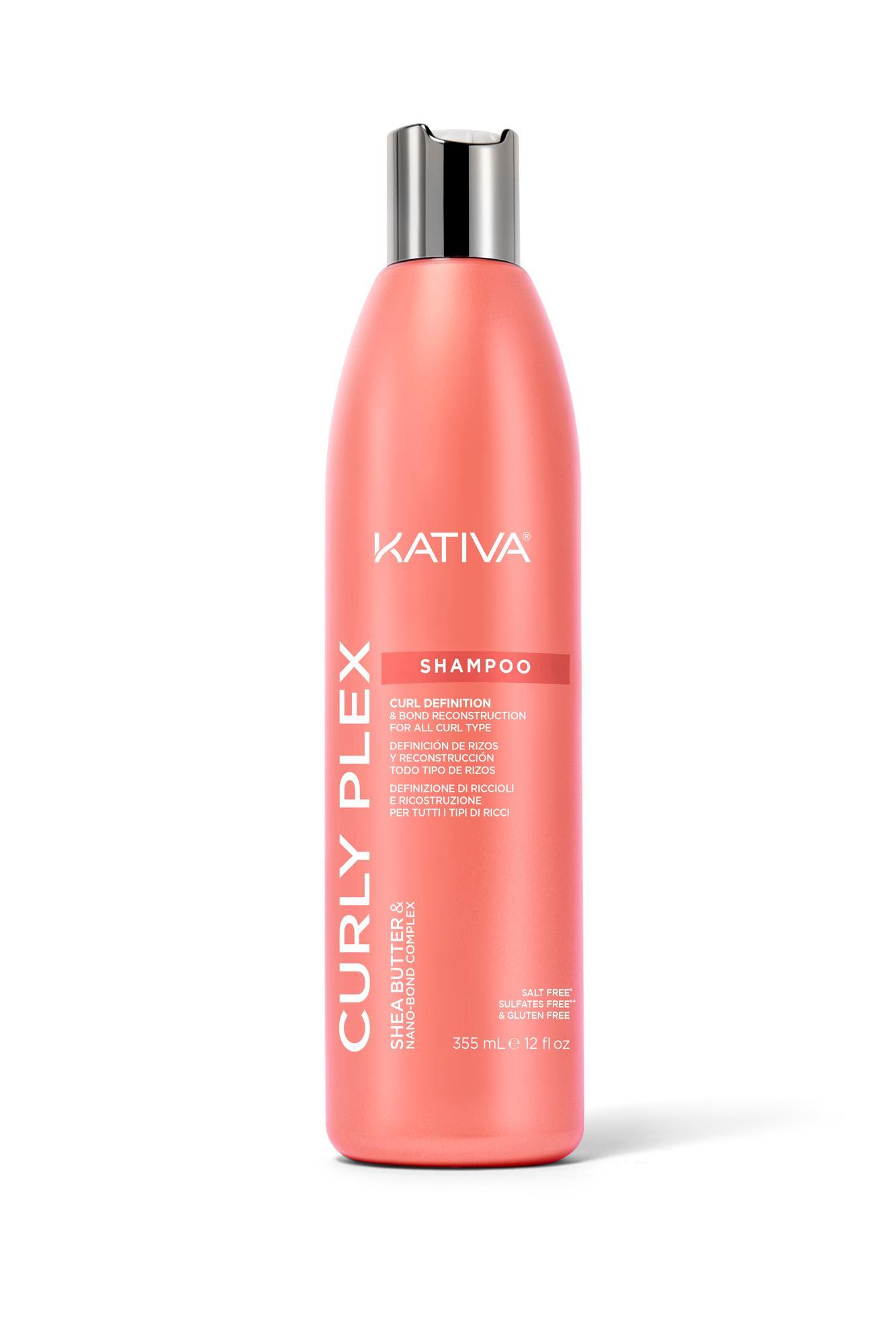 Kativa Curly Plex Bukle Belirginleştirme & Bağ Onarma Şampuanı 355 mL