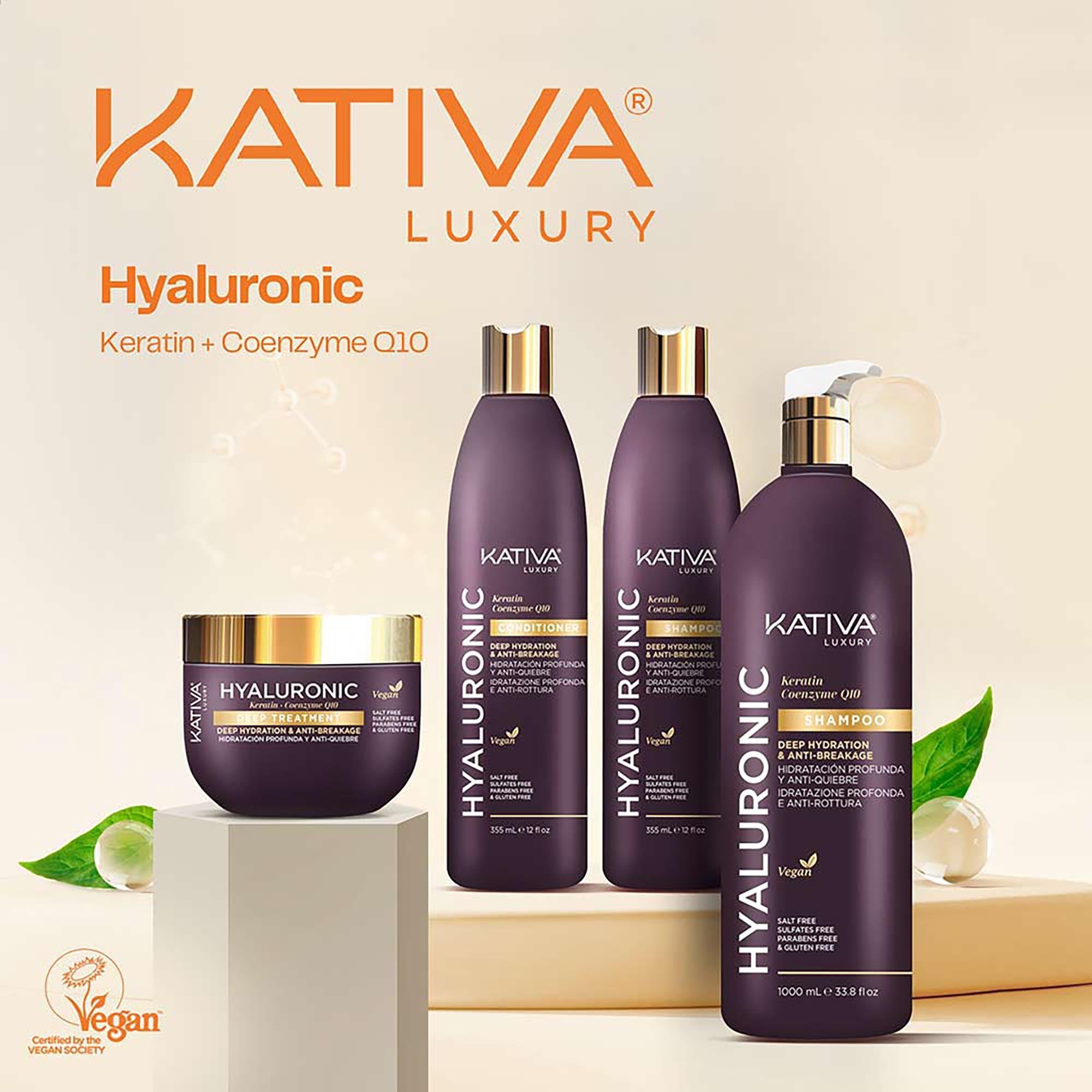 Kativa Hyaluronic Conditioner 355 mL - Derin Nem Sağlayan Kırılma Önleyici Şaç Kremi