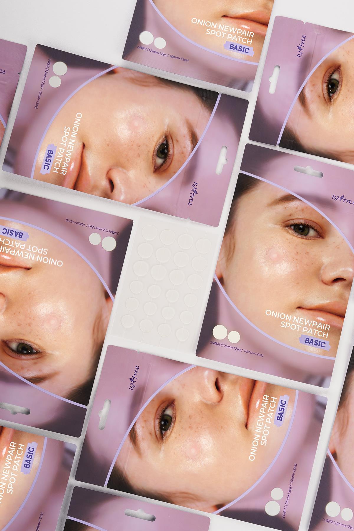Onion Newpair Spot Patch - Basic 24 Adet (12mm*12 & 10mm*12) (Niacinamide İçeren Akne Kapatıcı, Sivilce Bandı)