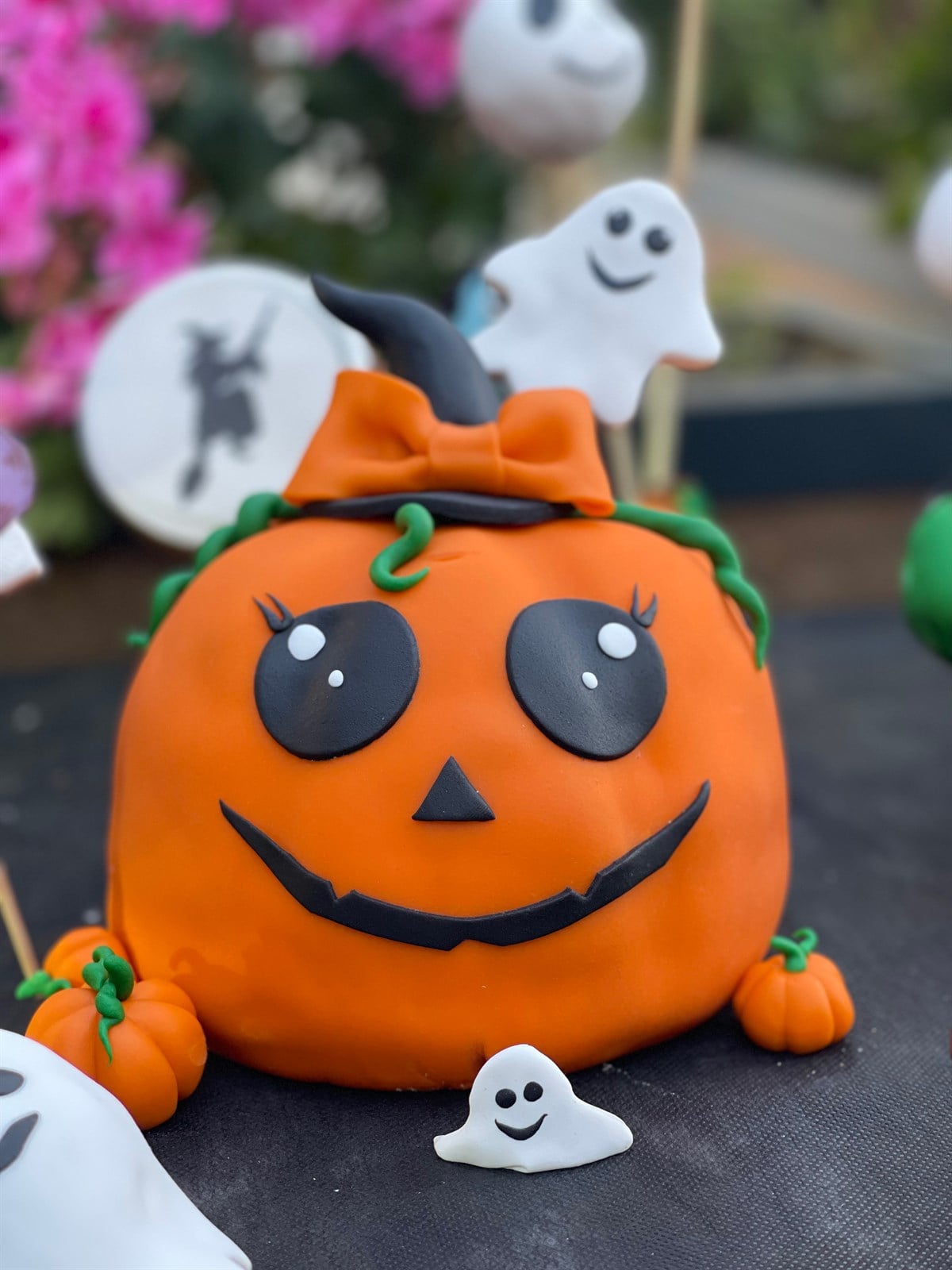 Halloween Temalı Yaş Pasta
