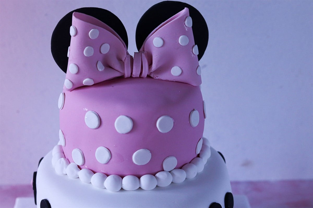 Pembe Micky Mouse Doğum Günü Pastası