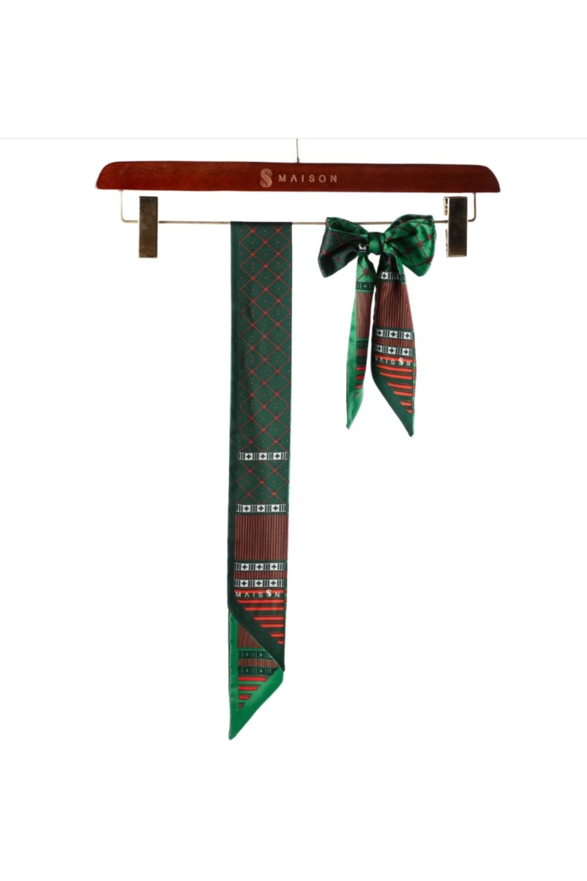 8 Maison Sapphire Green Fular